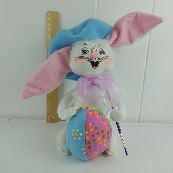 Annalee Easter Rabbit Bunny Painting Egg 2014 - Picture 13 of 13